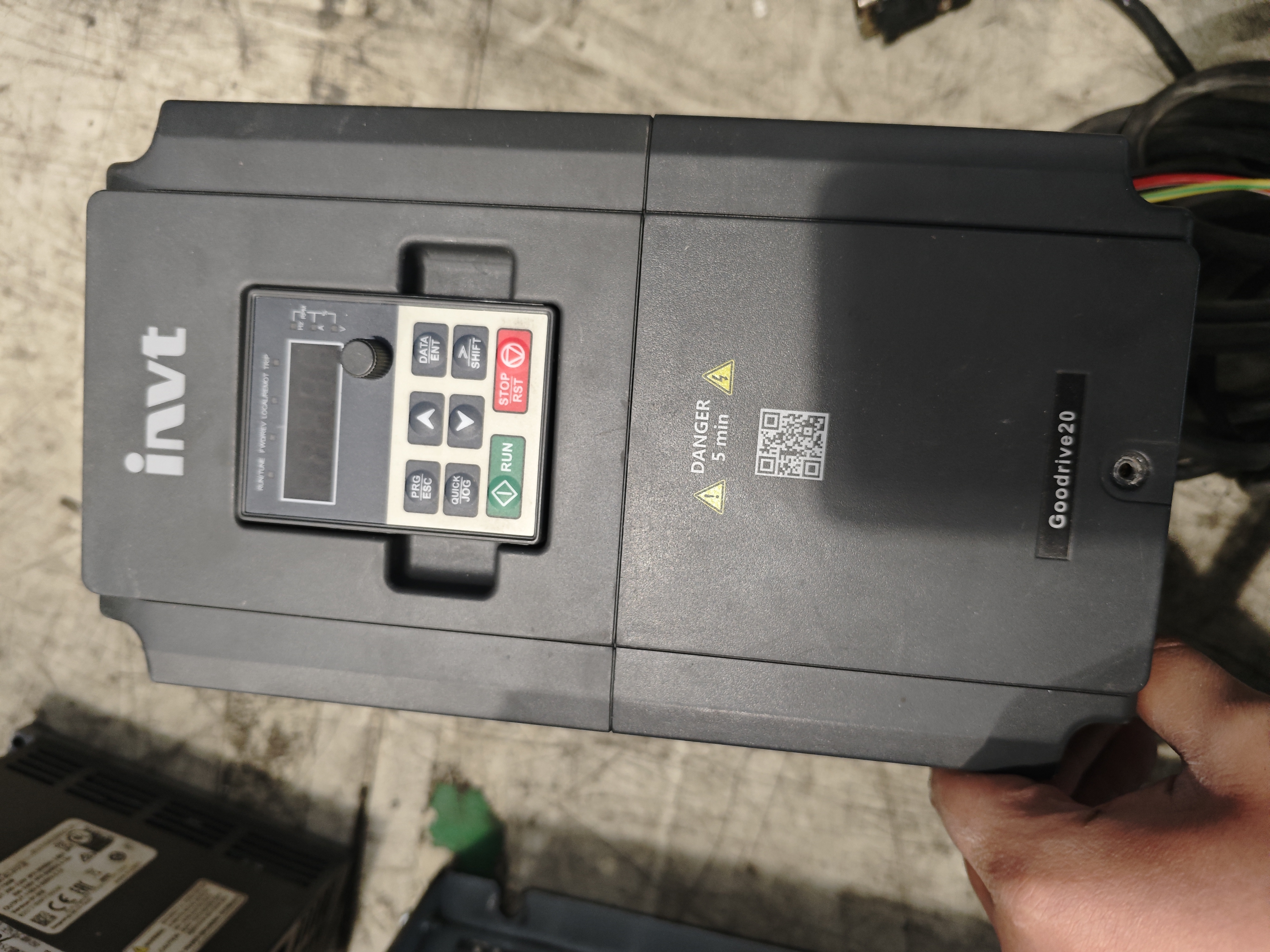 英威腾GD20过流故障检测维修